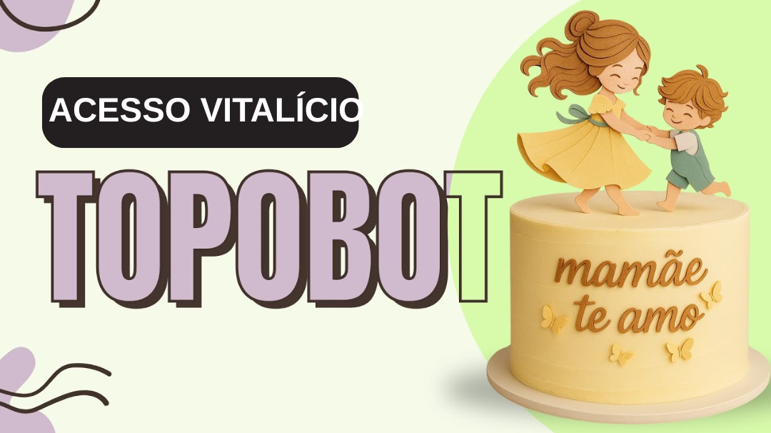 Interface do TopoBOT, ferramenta de geração de topos de bolo por IA