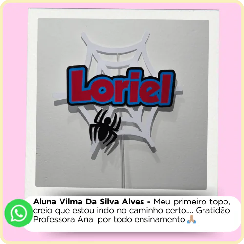 Resultado de aluna revendendo topos de bolos